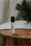 Hygge Perfume Oil on a cozy background.