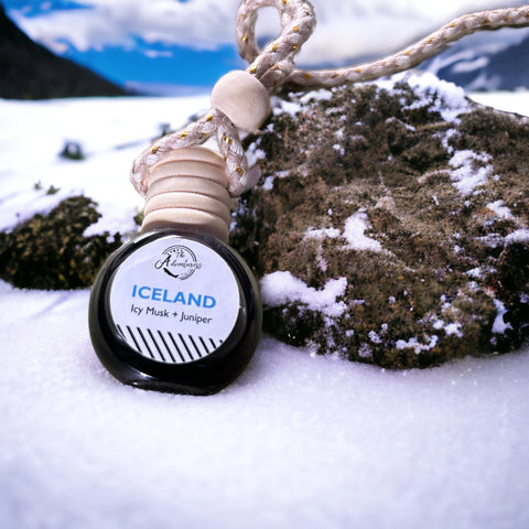 Iceland Car Diffuser | The Adventuress Soap Co