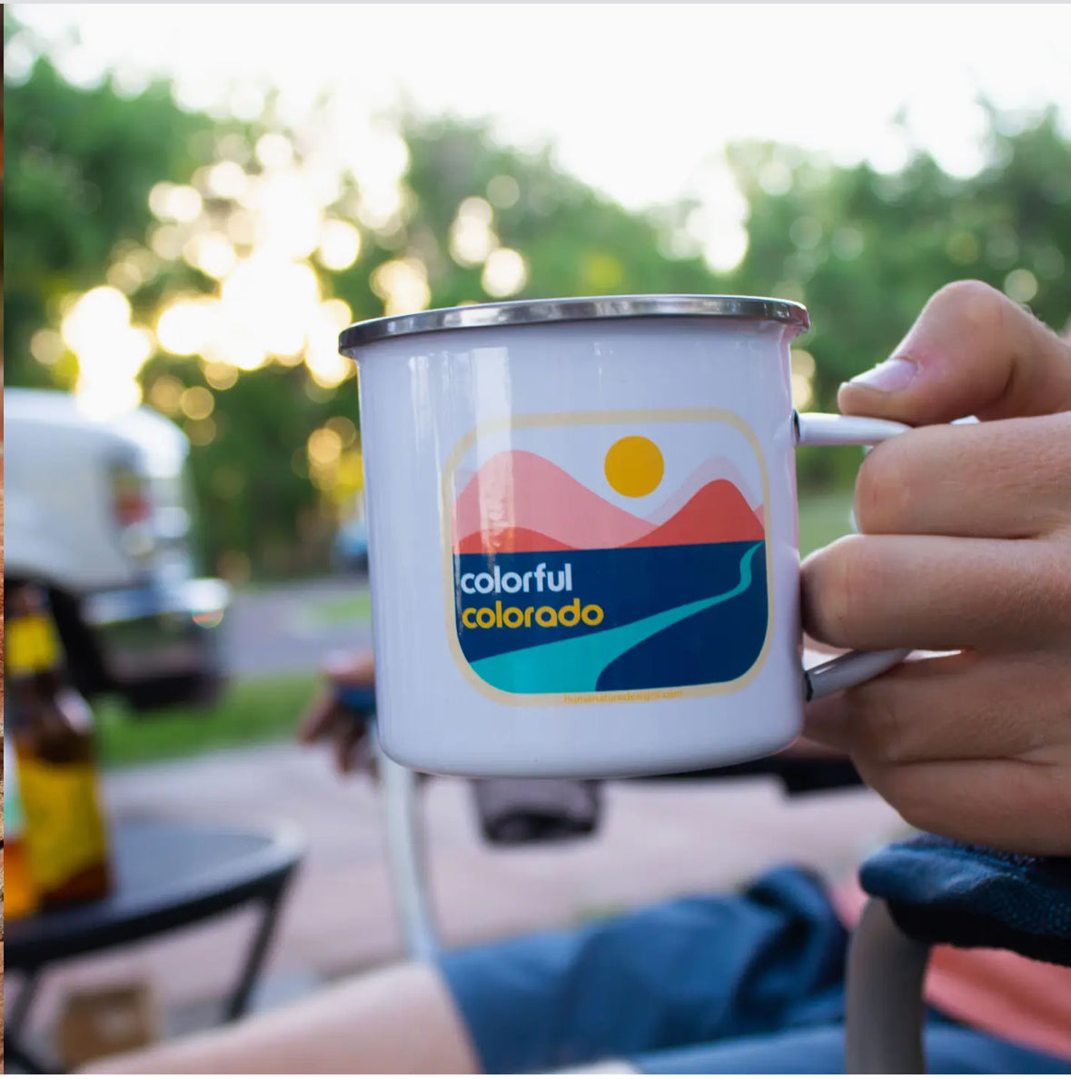 Colorful Colorado Camp Mug