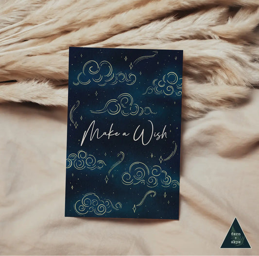 Make A Wish - Sustainable Birthday Card - 4x6