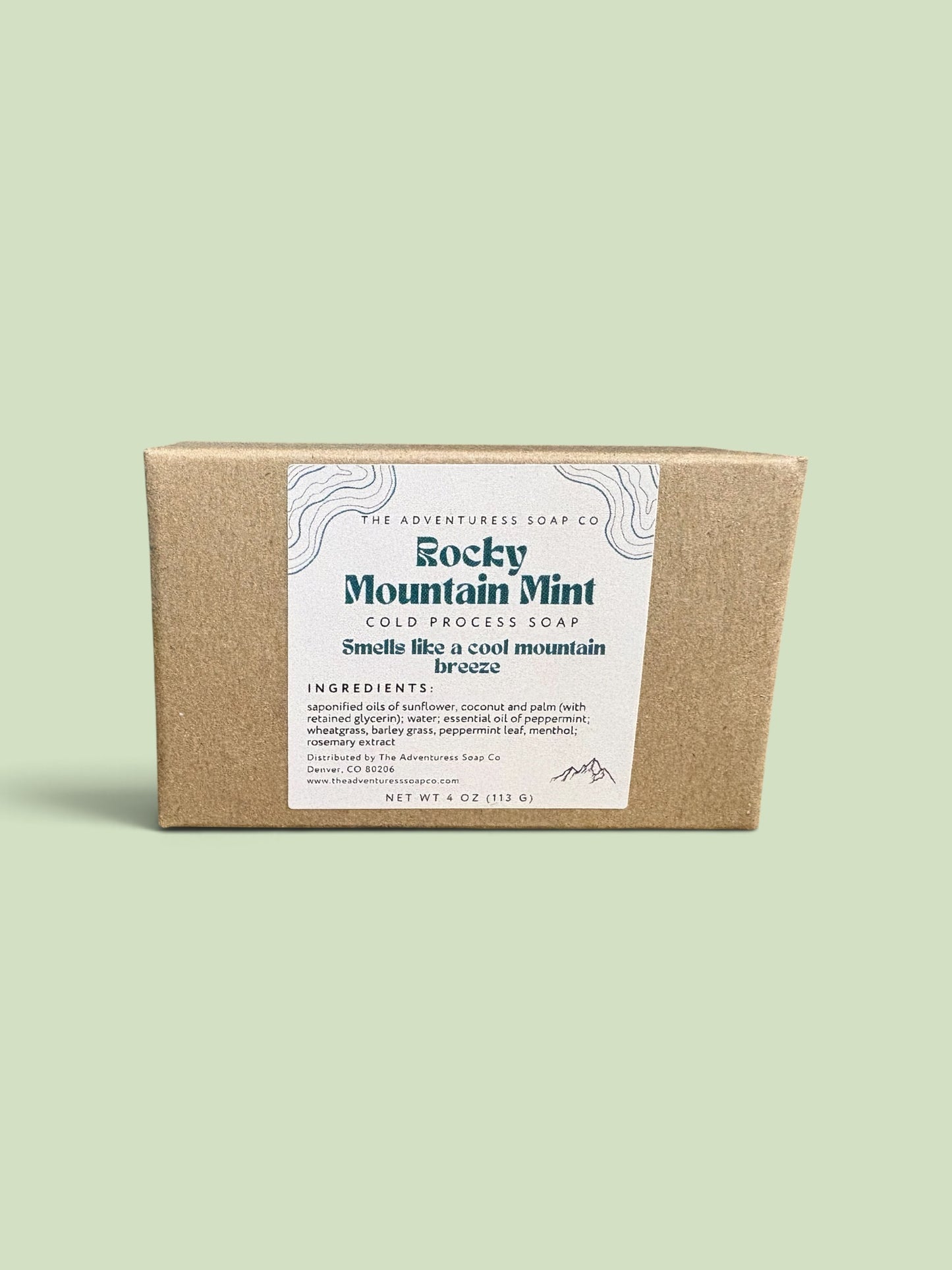 Rocky Mountain Mint Cold Process Soap