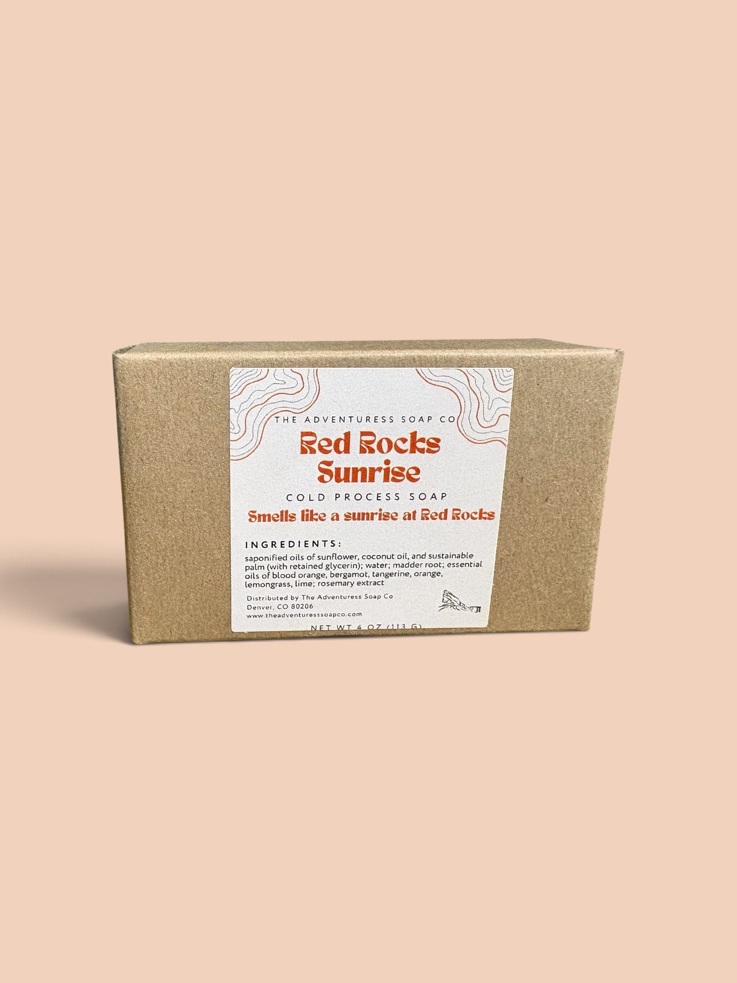 Red Rocks Sunrise Cold Process Soap